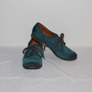 CUTE NAYA LACE UP SHOES - 9 - TURQ BLUE